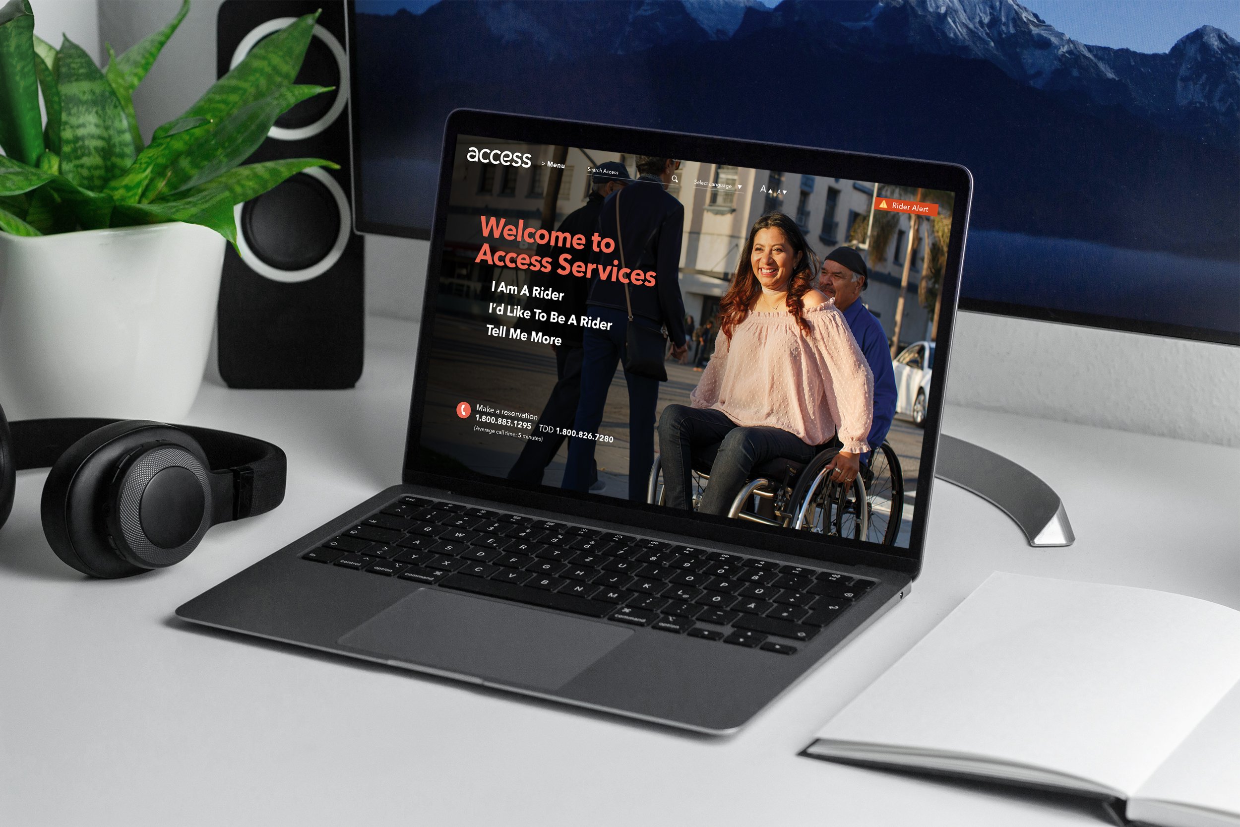Access Services — Website Design Concept — view 2