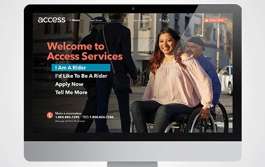 Access Services — Website Design Concept — cover