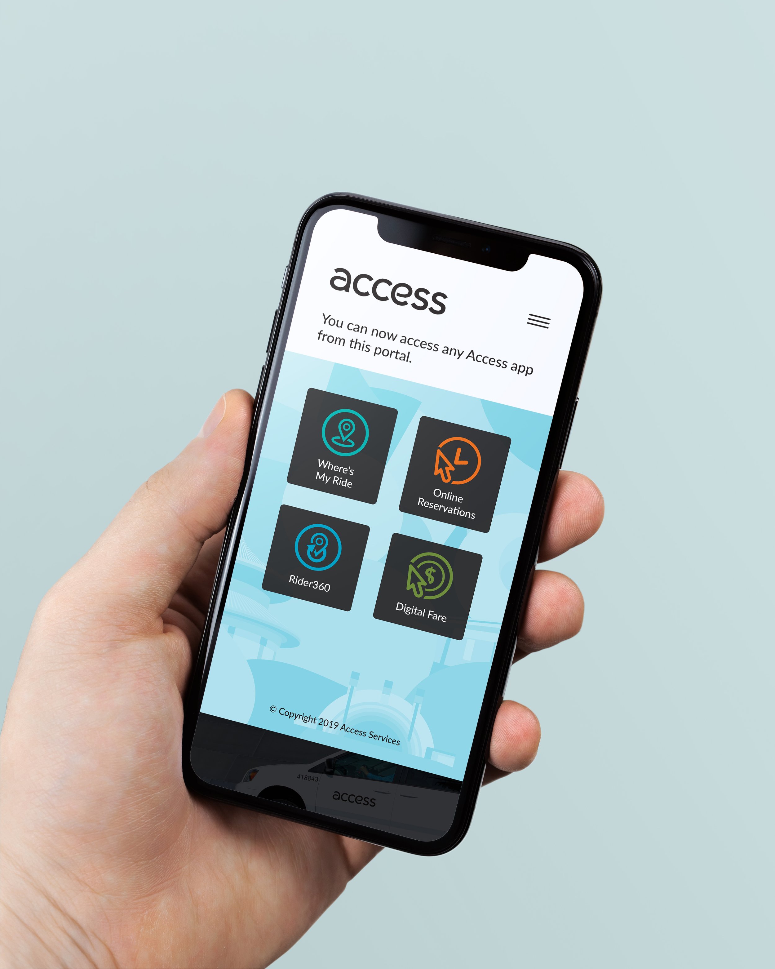 Access Services — Mobile UI + Widget — cover