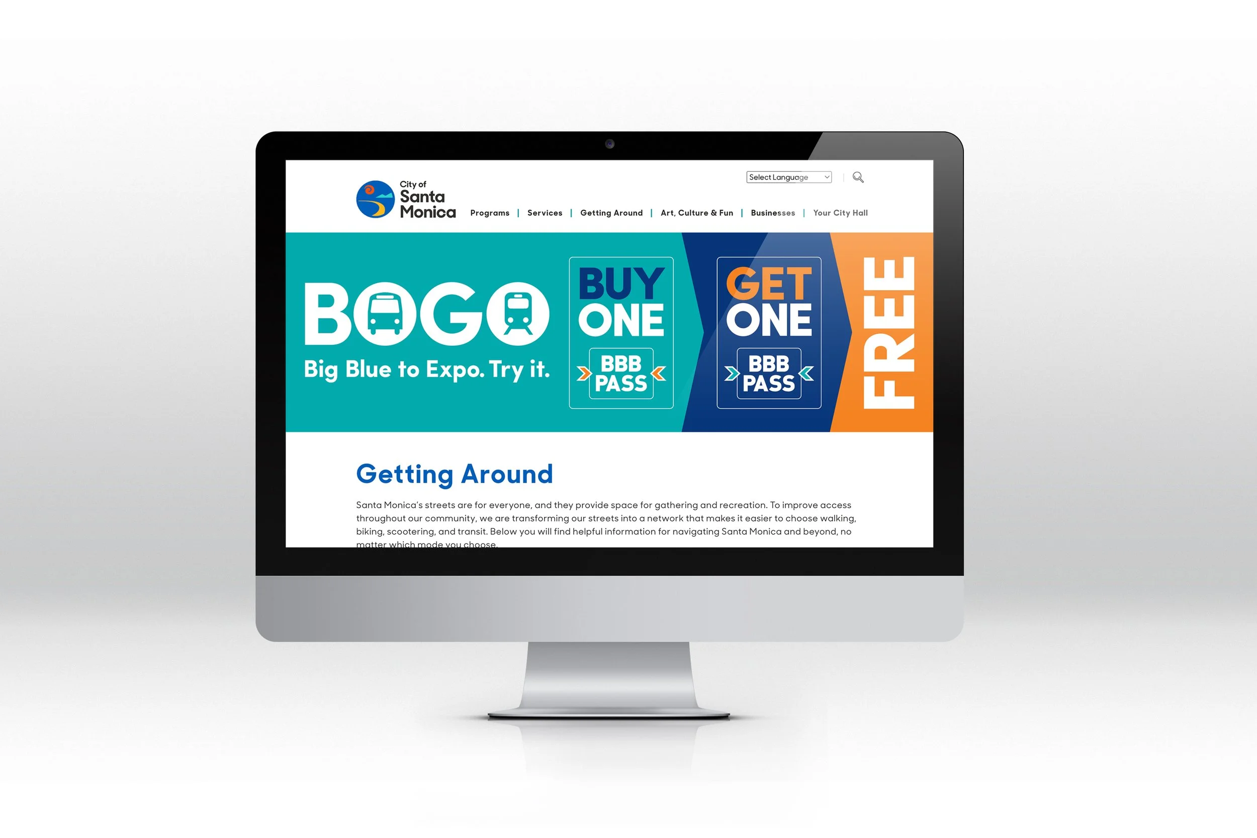 Big Blue Bus — BOGO Ad Campaign — view 5