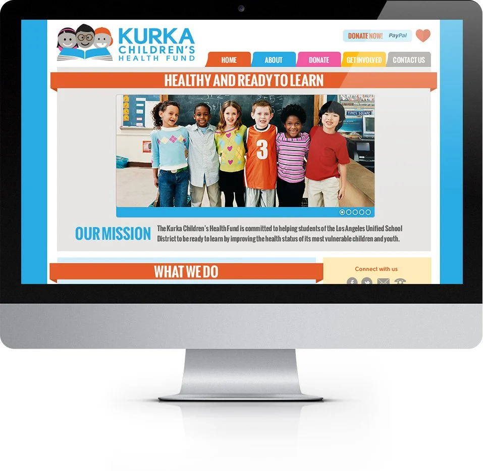 Kurka Children's Health Fund — Branding + Website — cover