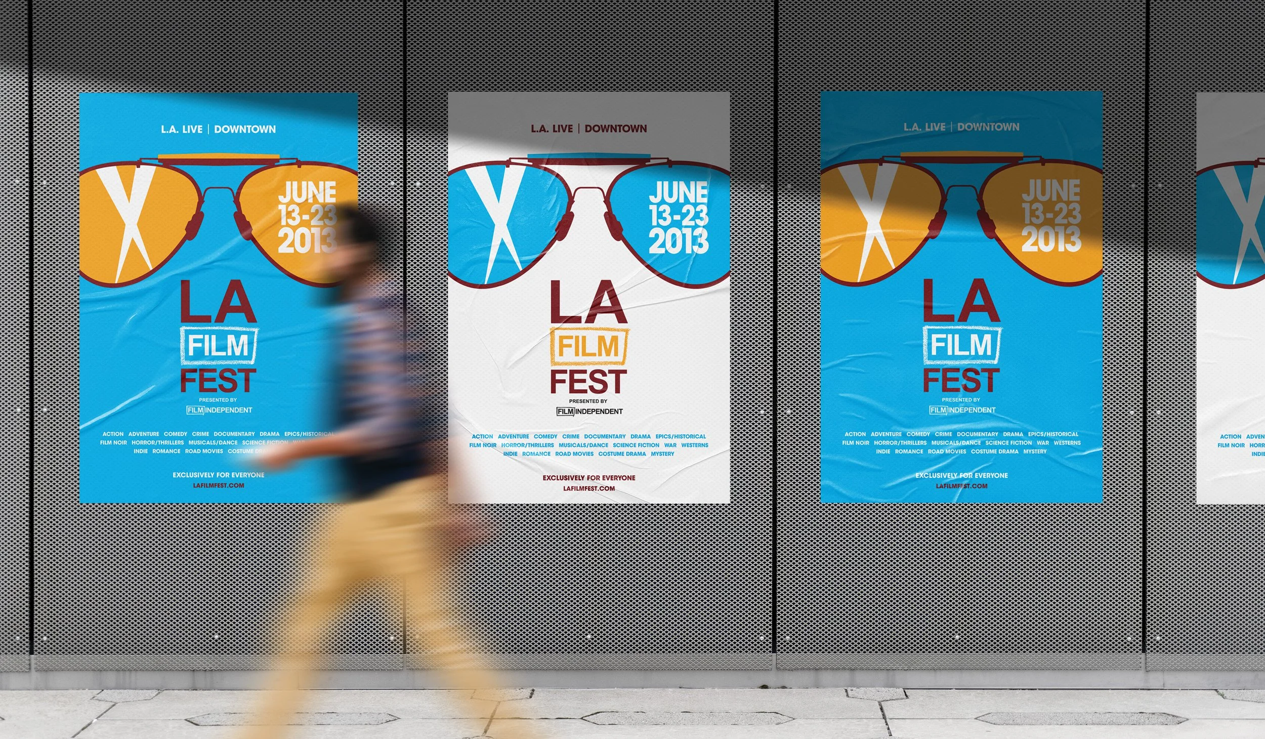 LA Film Festival — Campaign Keyart — view 2