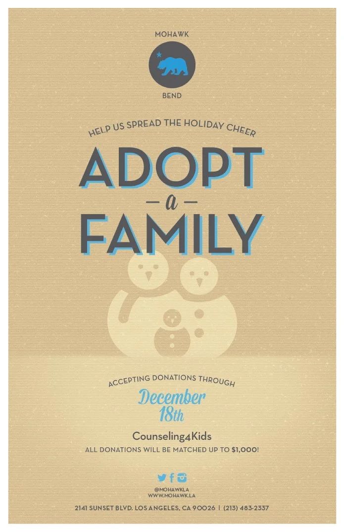 Mohawk Bend — Adopt A Family Poster — cover